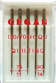 фото - Иглы Organ для квилтинга №75-90 (5шт.)